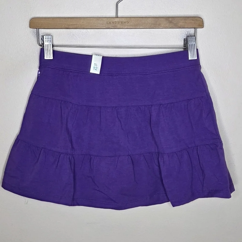 NWT The Children's Place | Purple Tiered Skort Girls Size 12